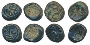 Nawabs of Arcot, according to Mitchiner recognising the East India Company, Copper Kasu, o