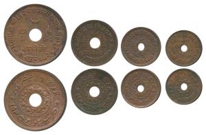 Vijayarajji (VS 1998-2004, 1942-1948 AD), Copper Adhio, Payalo, Dhabu and Dhinglo, all dat