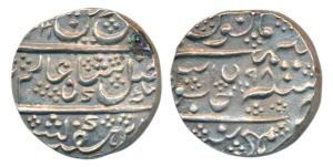 Krishna Raja Wodeyar, Silver Rupee, Mysore Mint, AH 1231/98 (KM C207). Extremely Fine.