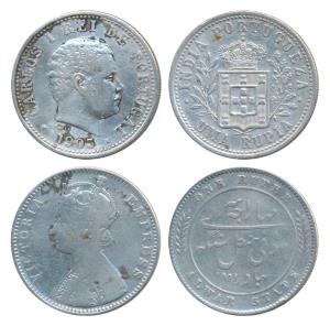 Alwar, Mangal Singh (AH 1291-1310; 1874-1892 AD), Silver Rupee, with the name and portrait