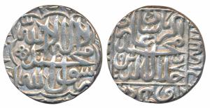 Akbar (AH 963-1014, 1556-1605 AD), Silver Rupee, 11.38g, Agra Mint (name off flan), AH 985