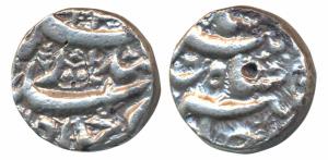 Jahangir, Silver Rupee, 11.43g, Qandhar Mint (KM 142.2). Very Fine.