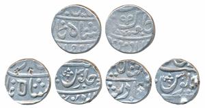 Assorted Lot, Muhiabad urf Poona Mint, Silver Rupee (2), in the name of Shah Ali Gohar, An