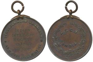 Army Sports Control Board A.S.C.B., Copper Medal, 24.6g, obv. A.S.C.B. India within laurel