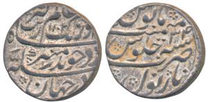 Aurangzeb, Silver Rupee, 11.45g, Narnol Mint, AH 1102/34, complete mint name at bottom (KM