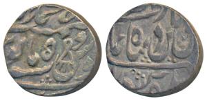 Muhammadabad Banaras Mint, Silver Rupee, 11.29g, in the name of Shah Alam II, RY 5, comb l