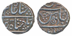 Ahalyabai (AH 1179-1210; 1765-1795 AD), Silver Rupee, 11.25g, Malaharnagar Mint, AH 1203, 
