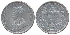 George V, Silver Rupee, 1911, Bombay Mint (Prid 217). Very Fine+.