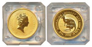 Australia, Elizabeth II, Gold 25 Dollars, 7.75g, 1994, The Australia Nugget Series, obv. t