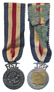 National Safety League, Silver Miniature Medal, The Path of Duty is the Path of Safety ins