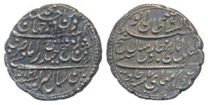 Tipu Sultan, Silver Rupee, 11.33g, Patan Mint, AM 1217/7 (KM 126). About Extremely Fine, R