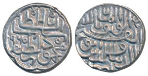 Nasir-ud-din Mahmud Shah III (AH 944-961; 1537-1554 AD), Silver Tanka, 8.65g, AH 960, obv.