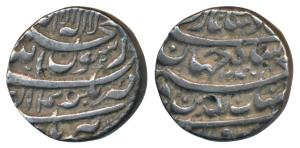 Shah Jahan, Silver Rupee, 11.48g, Bhakkar Mint, AH 1040/4, legend in four lines (KM 224.7)