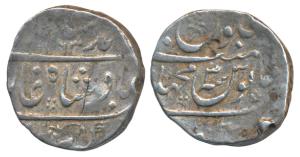 Ahmed Shah Bahadur (AH 1161-1167; 1748-1754 AD), Silver Rupee, 11.31g, Machhlipattan Mint,