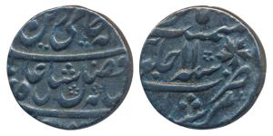 Murshidabad Mint, Silver Rupee, in the name of Shah Alam II, AH 118(6)/11 (KM 30). Very Fi