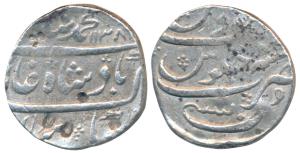 Mumbai Mint, Silver Rupee, 11.45g, in the name of Muhammad Shah, AH 1138/8, complete mint 