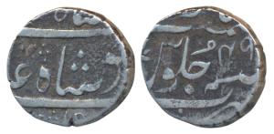Surat Mint, Silver Rupee, 11.32g, in the name of Shah Alam II, RY 49 (unlisted in KM and u
