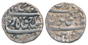 Chinapattan Mint, Silver Rupee, 11.56g, in the name of Farrukhsiyar, AH 1130/7, star mint 