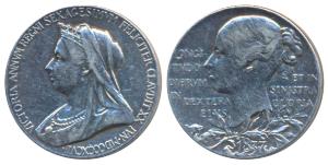 Victoria’s Diamond Jubilee Medal, Silver, 9.6g, 1837-1897, obv. matured bust of the Queen 