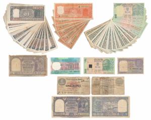 Assorted lot, British India, George V, Rupee 1, 1st issue, 1917, signed A. C. McWatters; G