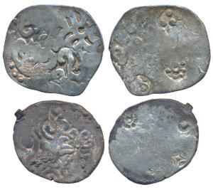 Archaic Punch Marked, attributed to Kosala Janapada under Kashi Janapada, Silver Vimshatik