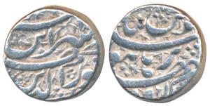 Jahangir, Silver Rupee, 11.37g, Burhanpur Mint, Din Panah couplet (KM 149.10). Very Fine+.