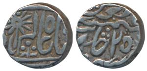 Raja Hindupat Singh, Silver Rupee, Chhatarpur Mint, in the name of Shah Alam II, RY 25, wi