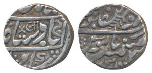 Takhat Singh (AH 1259-1290; 1843-1873 AD), Silver Lululiya or Lululshahi Rupee, 11.12g, So