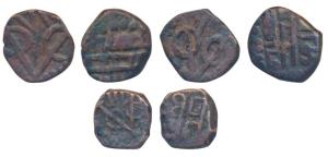 Negapatnam, Copper Cash (3), obv. N above VOC Monogram, rev. Tamil legend “Negapatam” (KM 