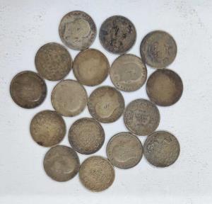 Edward, Silver 2 Annas, 1903 (2), 1904 (3), 1906 (2), 1907 (3), 1910 (3); George V, Silver