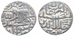 Akbar (AH 963-1014; 1556-1605 AD), Silver Rupee, 11.31g, Dar-ul-Khilafat Agra Mint, Kalima