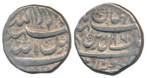 Shah Jahan, Silver Rupee, 11.32g, Kabul Mint, AH 106X (KM 221.13). About Very Fine, Rare.