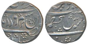 Farrukhsiyar (AH 1124-1131; 1713-1719 AD), Silver Rupee, 11.27g, Azamnagar Mint (KM 377.27