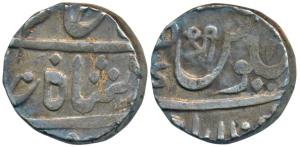 Mominabad urf Chakan Mint, Silver Rupee, 11.04g, obv. in the name of Shah Alam II, rev. ‘S