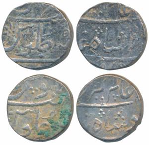 Mumbai (mint name off flan) Mint, Silver Rupee, 11.57g, in the name of Alamgir II, (KM 176