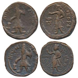 Kushanas, Kanishka I (127-152 AD), Copper Unit (2), 15.33g, obv. king diademed and crowned