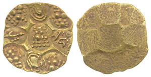 Nolambas of Karnataka, Ekavakyadeva II (c. 981-1000 AD), Punch Marked Gold Gadyana, 3.74g,