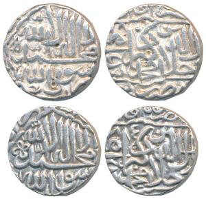 Akbar, Silver Rupee, 11.32g, 11.36g, Jaunpur Mint (mint name off flan), AH 980, Kalima typ
