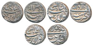 Jahangir, Silver Rupee (3), 11.32g, 11.45g & 11.44g, Patna Mint, Month Tir, AH 1023/9; Mon