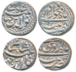 Jahangir, Silver Rupee, 11.42g & 11.43g, Patna Mint, Month Ardibihisht, AH 1024/10; Month 