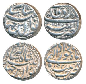 Jahangir, Silver Rupee, 11.29g & 11.42g, Patna Mint, Month Ardibihisht, AH 1024/10; Month 