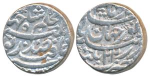 Nur Jahan, Silver Rupee, 11.39g, Patna Mint, poetic couplet on obv., AH 1037/22 (KM 168.5)