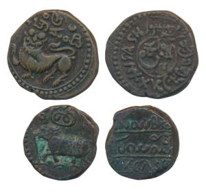 Dewan Purnaiya (AH 1214-1225; 1799-1810 AD), Copper 25 Cash, 11.3g, Mysore Mint, Sardula (