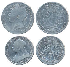 Great Britain, George IV, Silver ½ Crown, 13.53g, obv. laureate head to left, rev. crowned