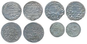 Seljuks of Rum, 2.9g, Kaikhusru, lion walking to right with sun above; along with other Is