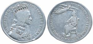 Charles II (1660-1685), Coronation Silver Medal, 8.72g, obv. crowned bust right, rev. king