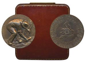 Imperial Fruit show, Leicester 1934, Bronze Medal, National Mark Jam competition, rev. a f