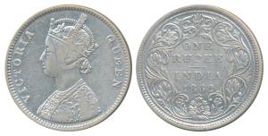 Victoria Queen, Silver Rupee, 1862, Bombay Mint, A / II / 2 / 4 (Prid 84). Very Fine, Rare