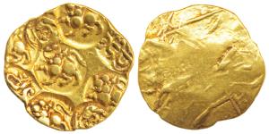 Chalukyas of Kalyani, Someshwara I Trailokya-malla (1042 - 1068 AD), Punch Marked Gold Gad