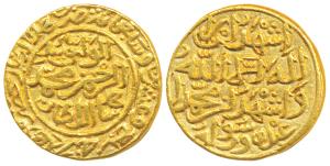 Muhammad bin Tughlaq Shah III (AH 725-752, 1325-1351AD), Gold Dinar, 12.78g, (Heavy Tanka)